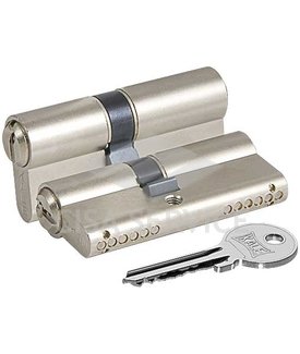 164 GN KALE 68мм(31х37) Цилиндровый механизм 68 (26х10х32) мм, ключ/ключ, никель