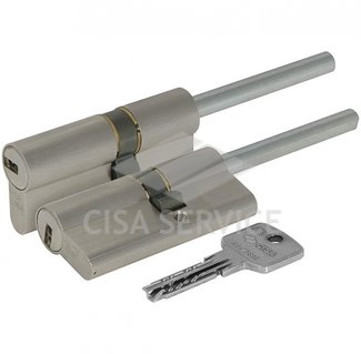 OA317.90.0.12.C5 Cisa ASTRAL цилиндр 80 (50x30) кл/дл.шток (никель)