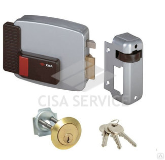 11610.60.1 Cisa Замок накладной электромеханический (дверь правая, открывается внутрь)
