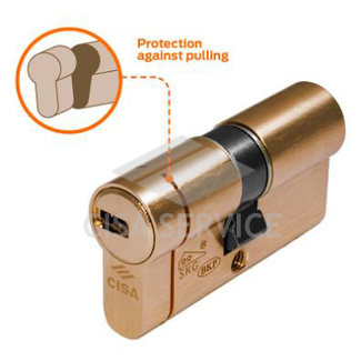 OM311.12.0.66CL.C5 Cisa ASTRAL TEKNO цилиндр 70 (40x30) кл/кл (латунь)