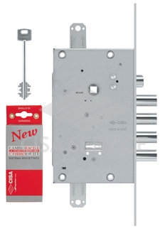 57685 Cisa Замок врезной сувальдный 57.685.48 NEW CAMBIO FACILE (тех. упаковка), ключ 44 мм