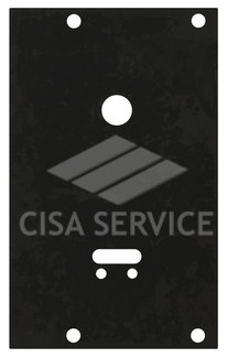 Пластина защитная для замков сувальдных (ключ внизу, тип-размер CISA 57.535)
