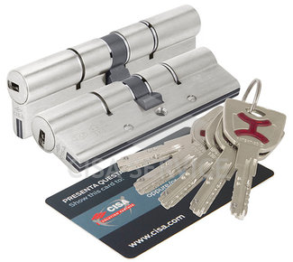 OP3M1.07.0.12 Cisa AP4 S MODULO цилиндр усиленный 60 (30x30) ключ/ключ (никель) 3 ключа