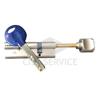 NE000251634 RB (Rav Bariach) MARS цилиндровый механизм 66,5 мм (35х31,5), ключ/длинный шток, никель