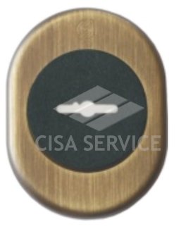 Накладка Securemme 4300+4000 под сувальдный ключ (бронза/черный)