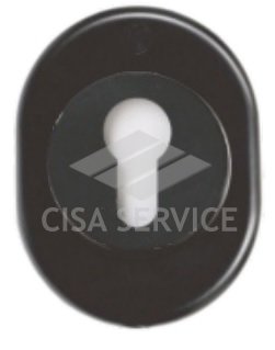 Накладка Securemme 4300+4010 под цилиндр (черный)