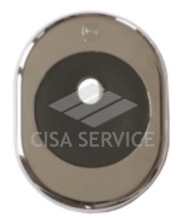 Накладка Securemme 4300+4015 под шток (хром/черный)