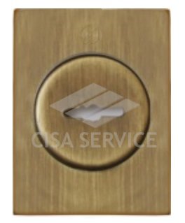 Накладка Securemme QUADRO 4350+4000 под сувальдный ключ (бронза)