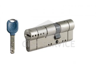NE000251651 RB (Rav Bariach) SATURN цилиндровый механизм 62 мм (31х31), ключ/ключ, никель