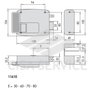11610.60.1 Cisa Замок накладной электромеханический (дверь правая, открывается внутрь)
