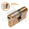 OM311.12.0.66CL.C5 Cisa ASTRAL TEKNO цилиндр 70 (40x30) кл/кл (латунь)