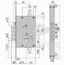 Корпус врезного замка Comfort-Lock 56.835.28