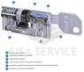 EVVA EPS Цилиндровый механизм 62мм (31х31) ключ/ключ, никель