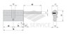 3101QCS30451X5 evoК1 Securemme Цилиндровый механизм с перекод. 75мм(45х30) ключ/дл.шток, никель