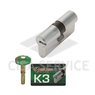 K30C0703535C15 K3 Securemme Цилиндровый механизм с перекодировкой 70мм(35х35) ключ/ключ, никель