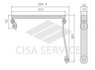 CISA 1.07084.11.0 Координатор закрывания двустворчатых дверей