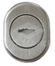 Накладка Securemme 4300+4000 под сувальдный ключ (матовый хром)