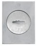 Накладка Securemme QUADRO 4350+4000 под сувальдный ключ (матовый хром)