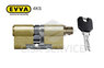 EVVA 4KS Цилиндровый механизм 67мм (31х36) ключ/вертушка, латунь